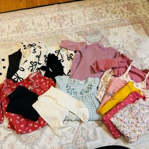 Bundle of baby girl fall clothes